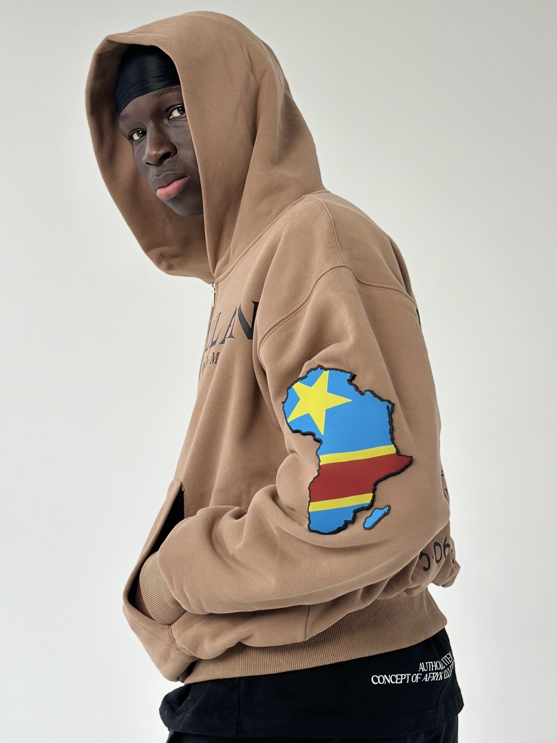 Alkebulan (The Origin) Hoodie - Brown - Image 4